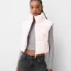 Cropped puffer vest Cropped puffer vest