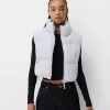Cropped puffer vest Cropped puffer vest