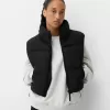 Cropped puffer vest Cropped puffer vest