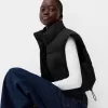 Cropped puffer vest Cropped puffer vest