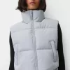 Cropped puffer vest Cropped puffer vest