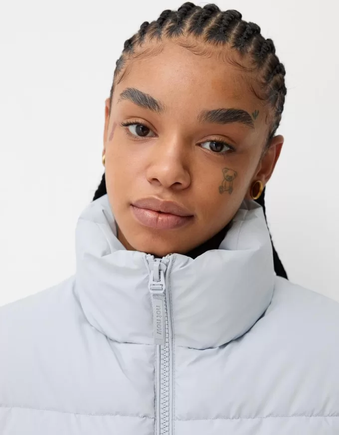 Cropped puffer vest Cropped puffer vest