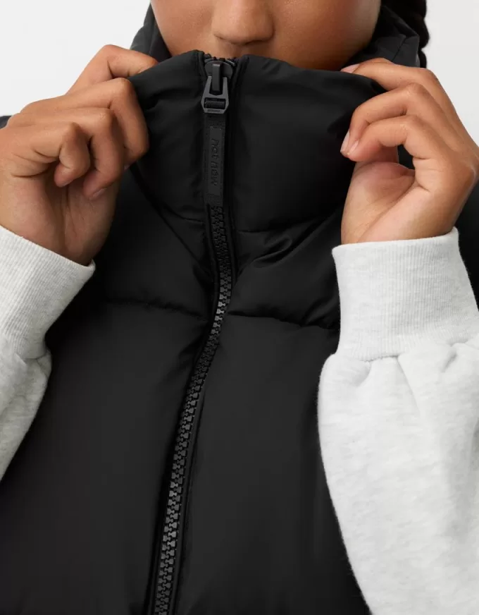 Cropped puffer vest Cropped puffer vest