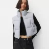 Cropped puffer vest Cropped puffer vest