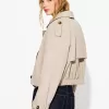 Cropped trench coat Cropped trench coat