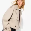 Cropped trench coat Cropped trench coat