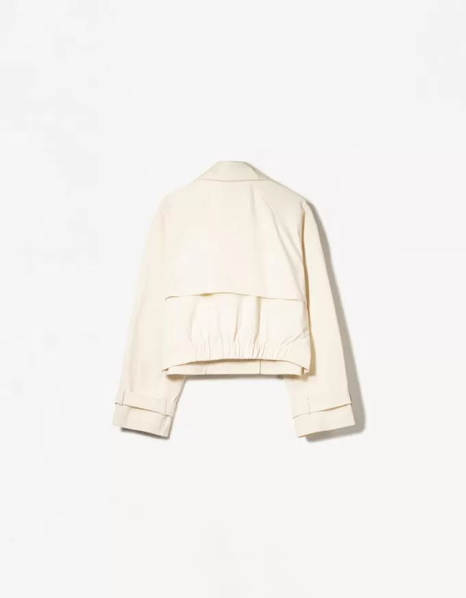 Cropped trench coat Cropped trench coat