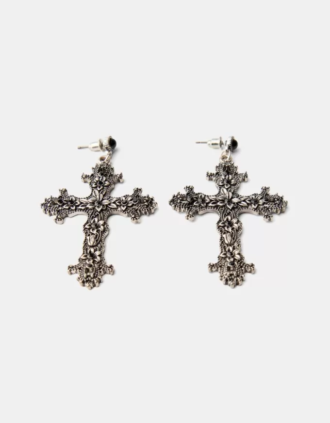 Cross earrings