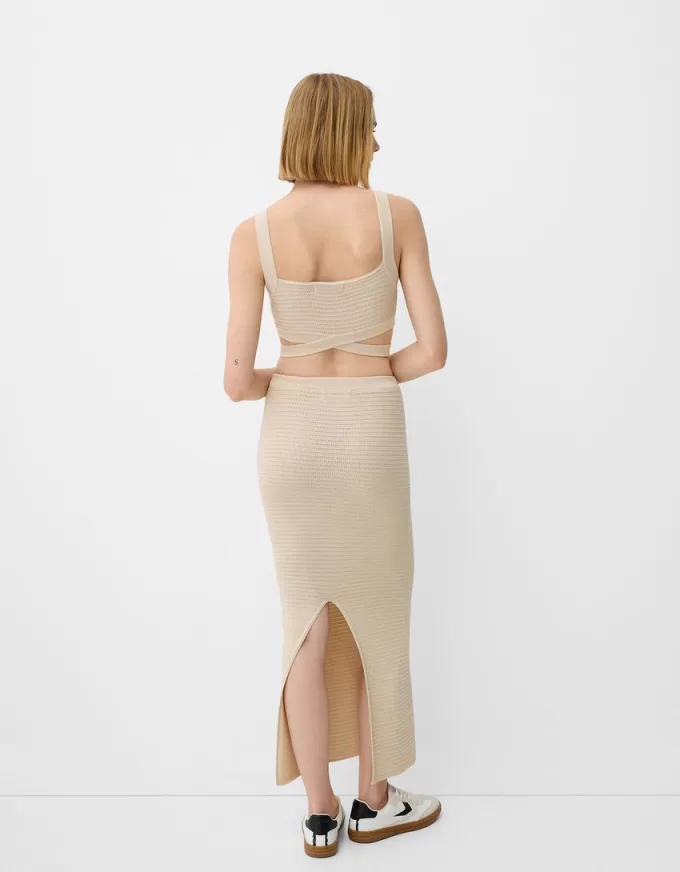 Cut-out midi skirt Cut-out midi skirt