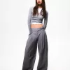 Darted pants with buckle Darted pants with buckle