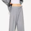 Darted pants with buckle Darted pants with buckle