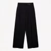 Darted pants with buckle Darted pants with buckle