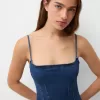 Denim mini dress