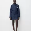 Denim mini dress