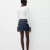 Denim mini skirt