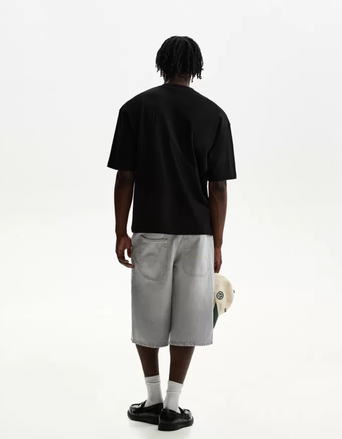 Denim skater Bermuda shorts Denim skater Bermuda shorts