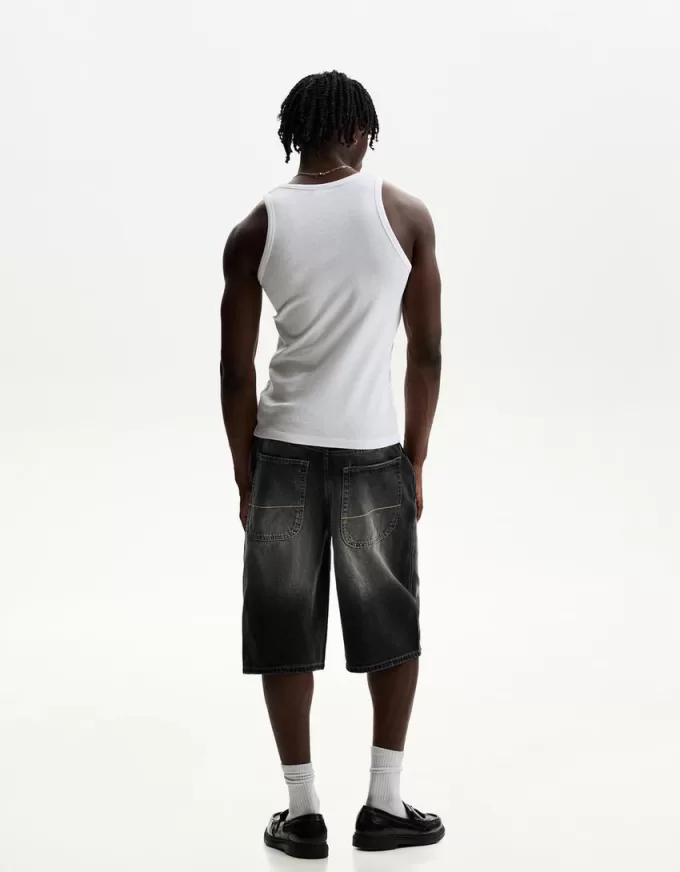 Denim skater Bermuda shorts Denim skater Bermuda shorts