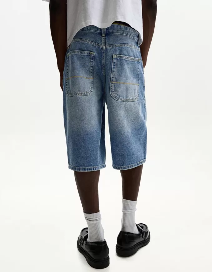 Denim skater Bermuda shorts Denim skater Bermuda shorts