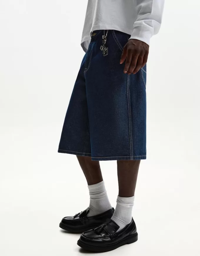 Denim skater Bermuda shorts Denim skater Bermuda shorts