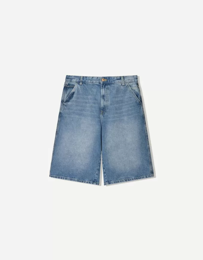 Denim skater Bermuda shorts Denim skater Bermuda shorts
