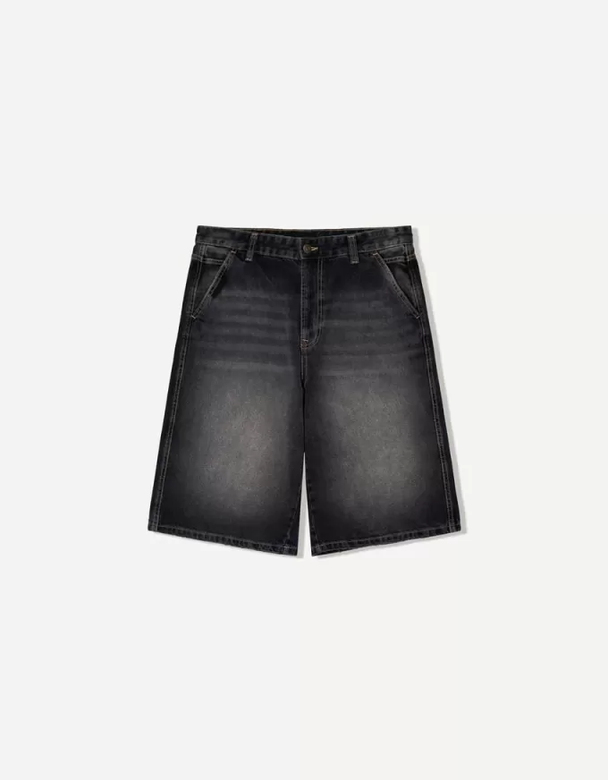 Denim skater Bermuda shorts Denim skater Bermuda shorts