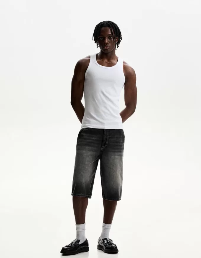 Denim skater Bermuda shorts Denim skater Bermuda shorts