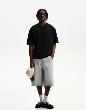 Denim skater Bermuda shorts