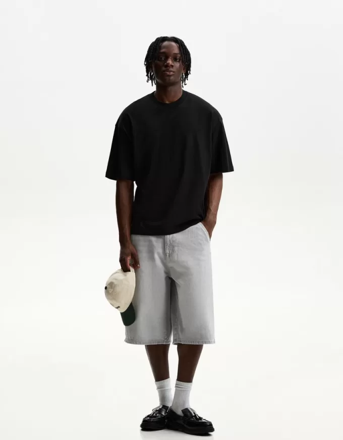 Denim skater Bermuda shorts Denim skater Bermuda shorts