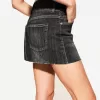 Denim skort