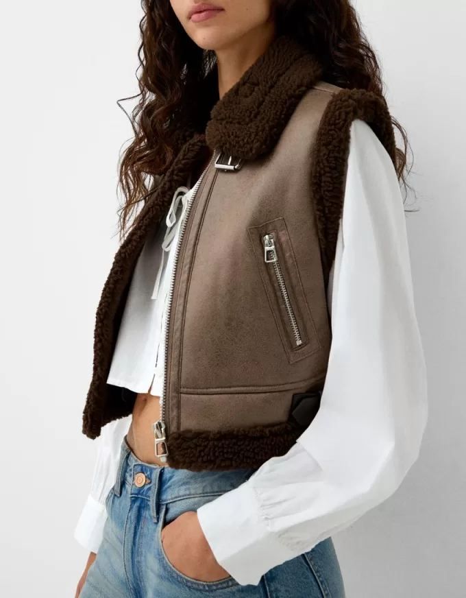 Double-faced vest Double-faced vest