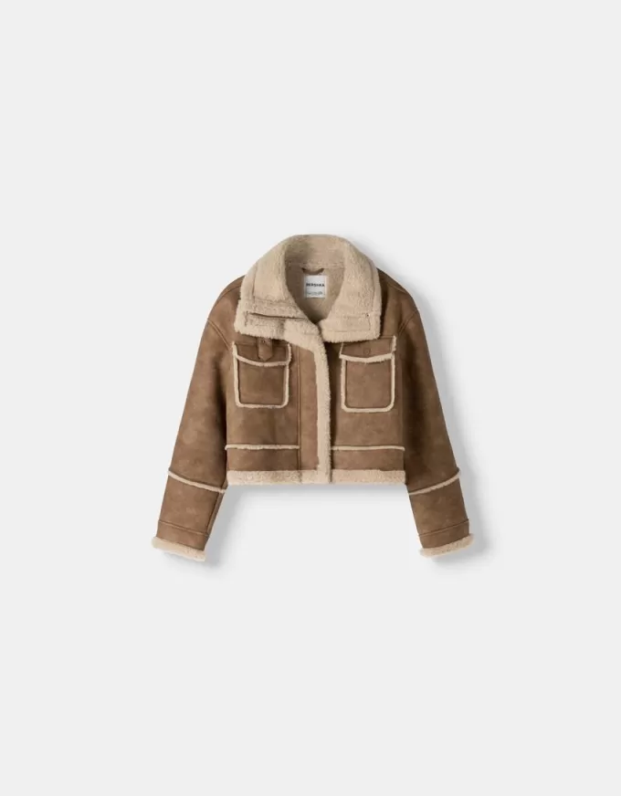 Double-sided faux leather jacket Double-sided faux leather jacket