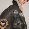Double-sided jacket with patches Double-sided jacket with patches