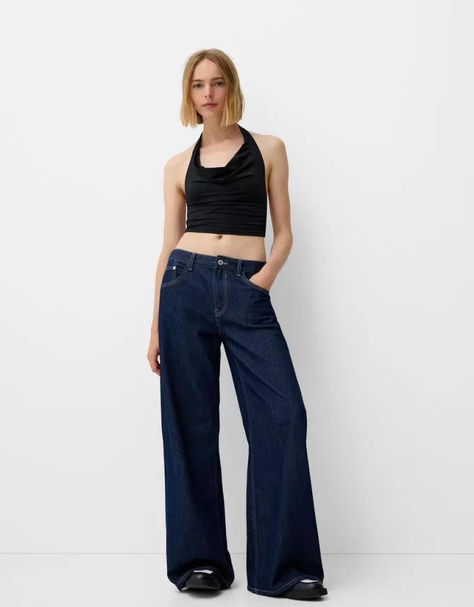 Draped halter top Draped halter top