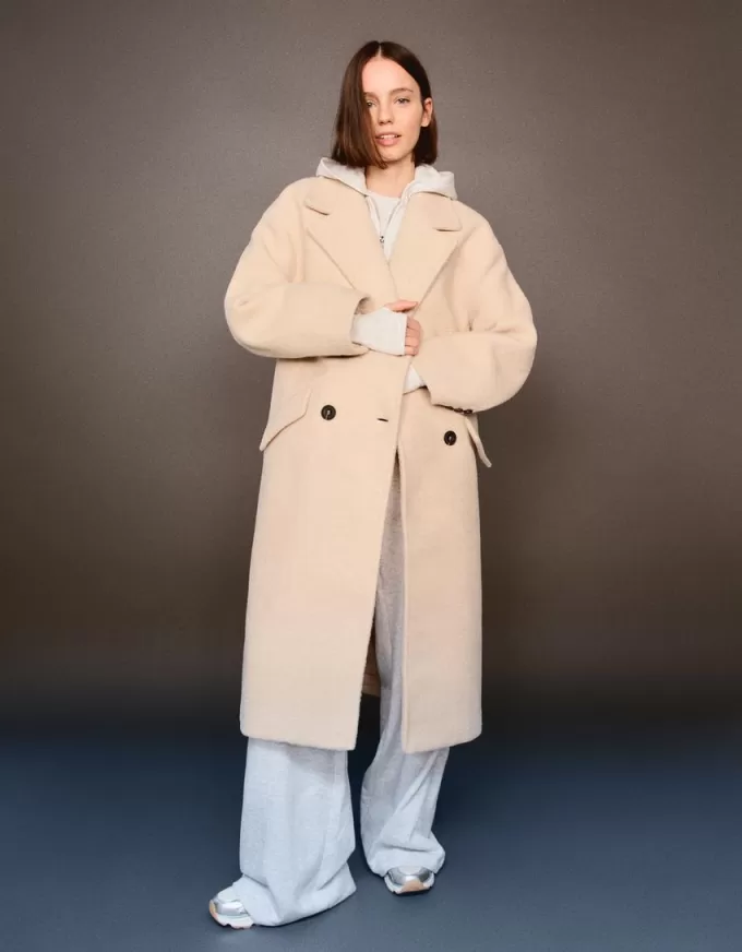 Drop shoulder coat Drop shoulder coat