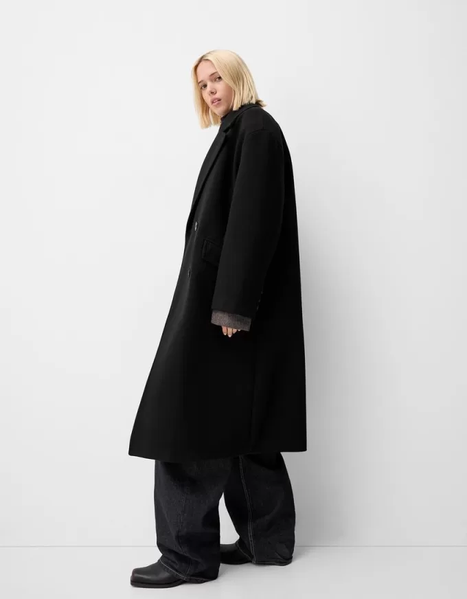 Drop shoulder coat Drop shoulder coat