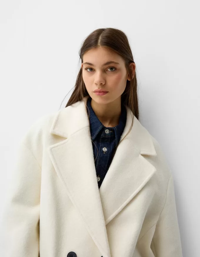 Drop shoulder coat Drop shoulder coat