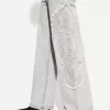 Embroidered baggy jeans