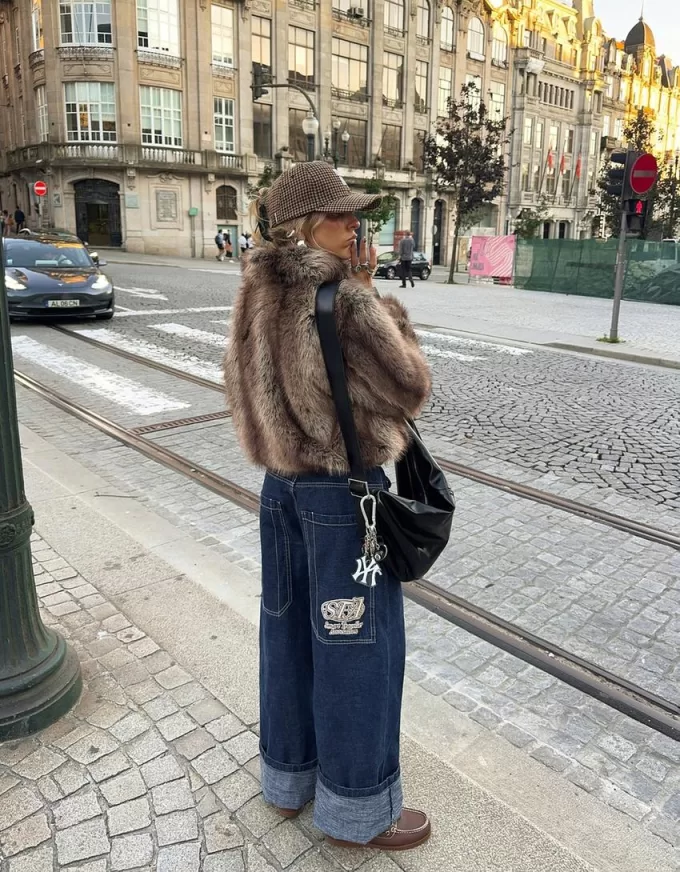 Embroidered boyfriend jeans