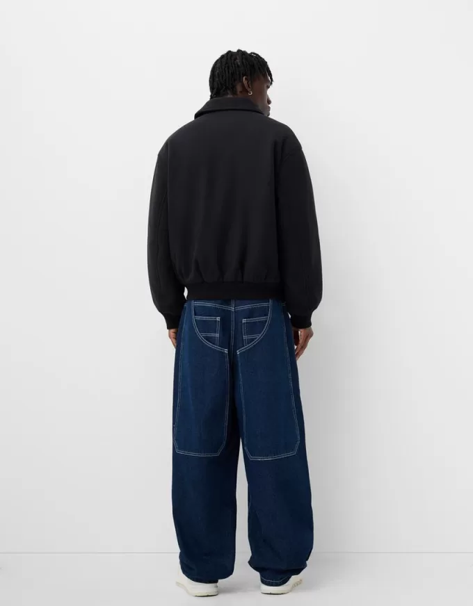 Embroidered felt texture jacket Embroidered felt texture jacket