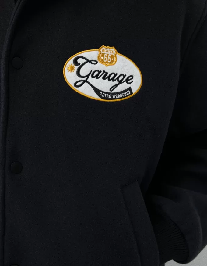 Embroidered felt texture jacket Embroidered felt texture jacket