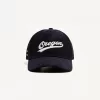 Embroidered sporty corduroy cap Embroidered sporty corduroy cap
