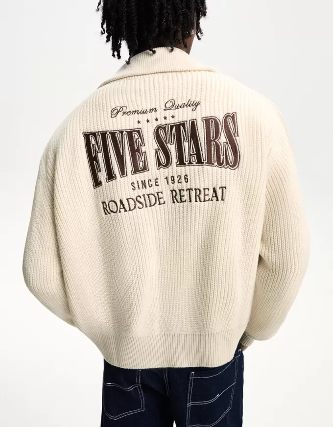 Embroidered textured jacket Embroidered textured jacket