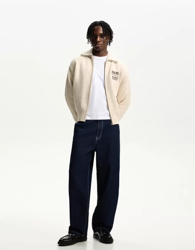 Embroidered textured jacket Embroidered textured jacket