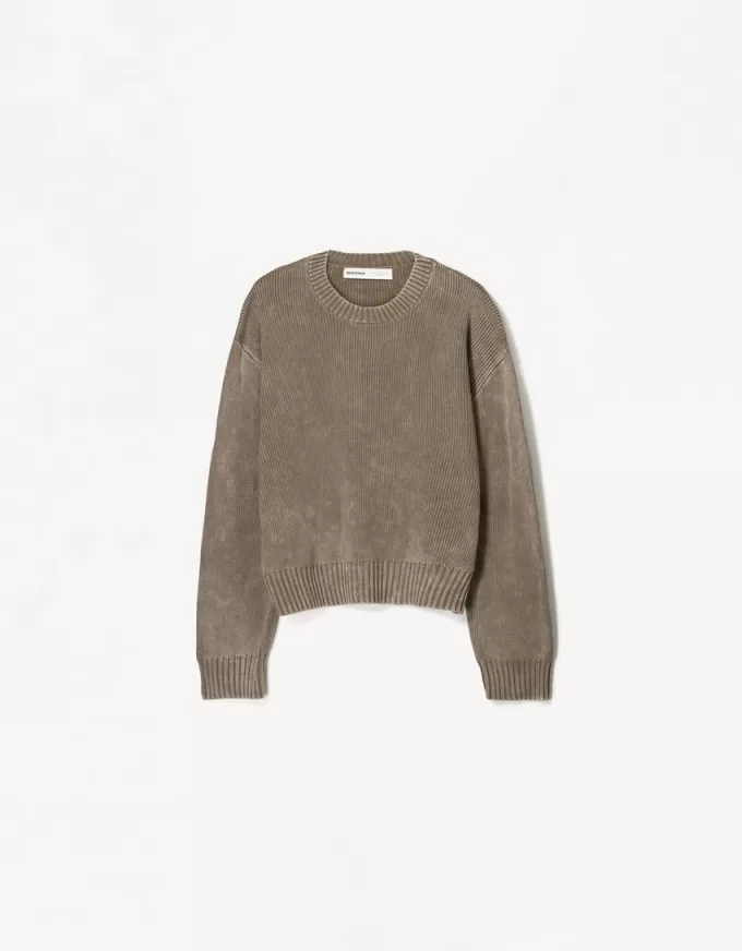 Faded boxy-fit sweater Faded boxy-fit sweater
