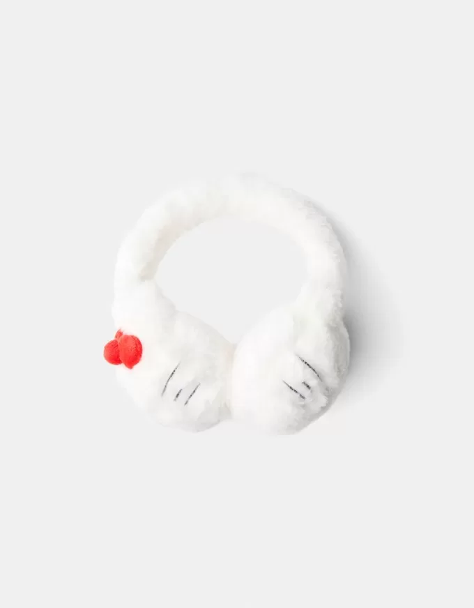 Faux fur Hello Kitty earmuffs Faux fur Hello Kitty earmuffs