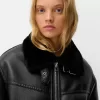 Faux fur double-faced jacket Faux fur double-faced jacket