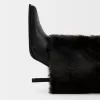 Faux fur high-heel boots Faux fur high-heel boots