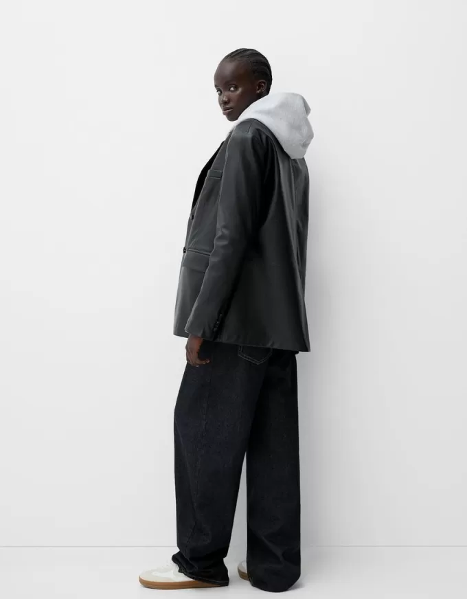 Faux leather blazer Faux leather blazer