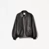 Faux leather bomber jacket Faux leather bomber jacket
