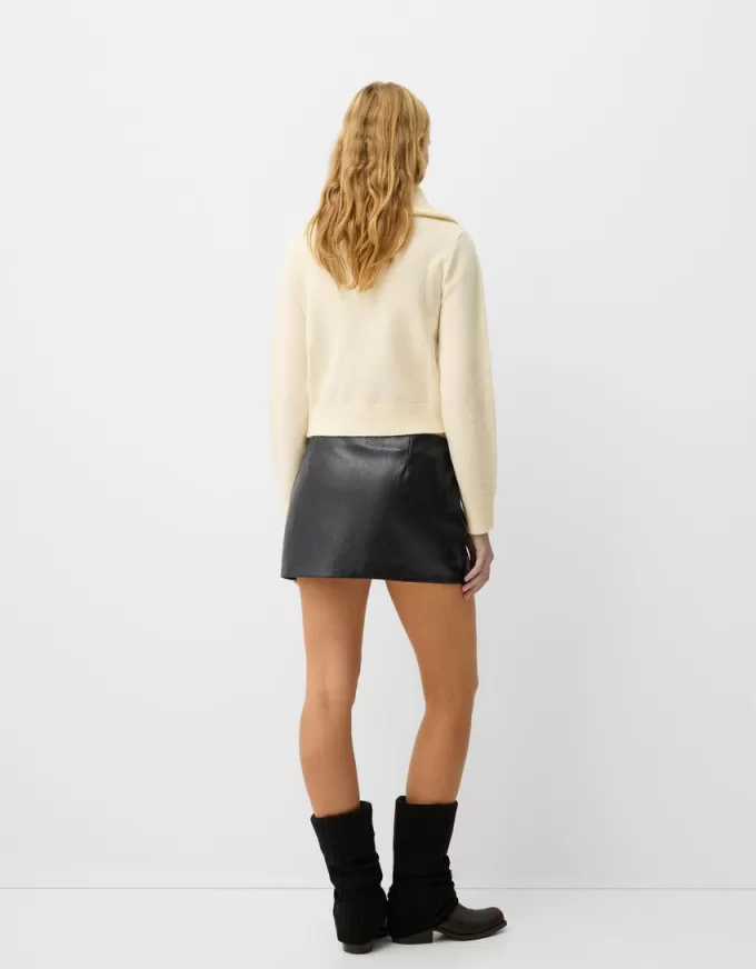 Faux leather mini skirt Faux leather mini skirt